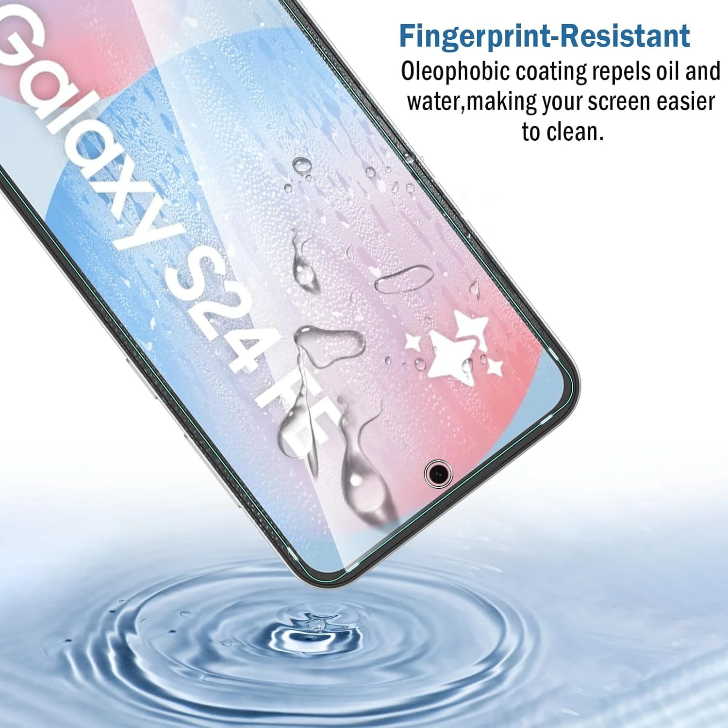 For Samsung Galaxy S24FE tempered glass high-definition explosion-proof screen protector glass film 1/4piece