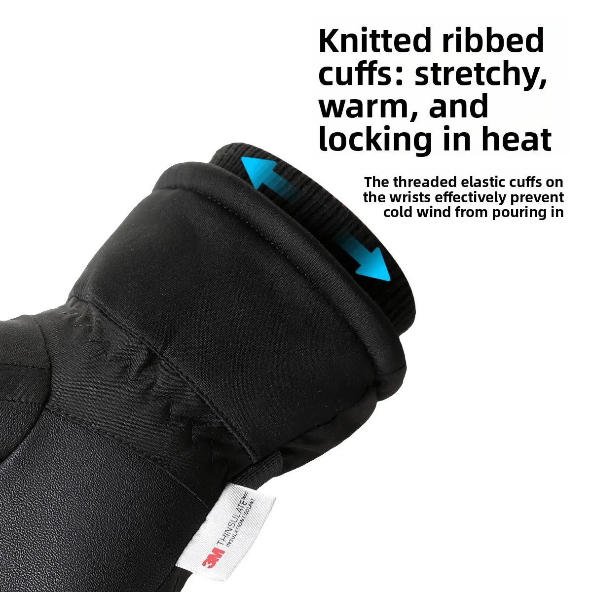 Winter Cycling Gloves Waterproof Antislip Outdoor Sports Ski Cycling Motocycle Warm Gloves Unisex Moto Equipments Accessories