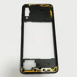 Back Housing Frame For Samsung Galaxy A70 SM-A705F A705 OEM New Middle Plate Frame Housing Repair Part (Plastic)