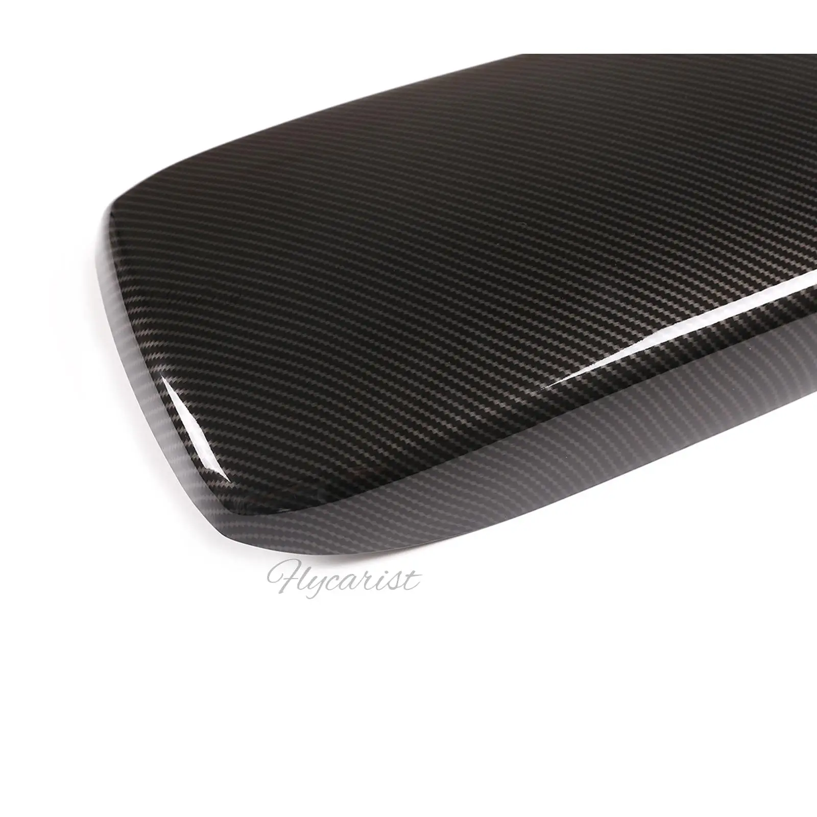 For Alfa Romeo Giulia 2018 2019 Interior Modification Protective Cover of Armrest Box Carbon Fiber ABS image 6