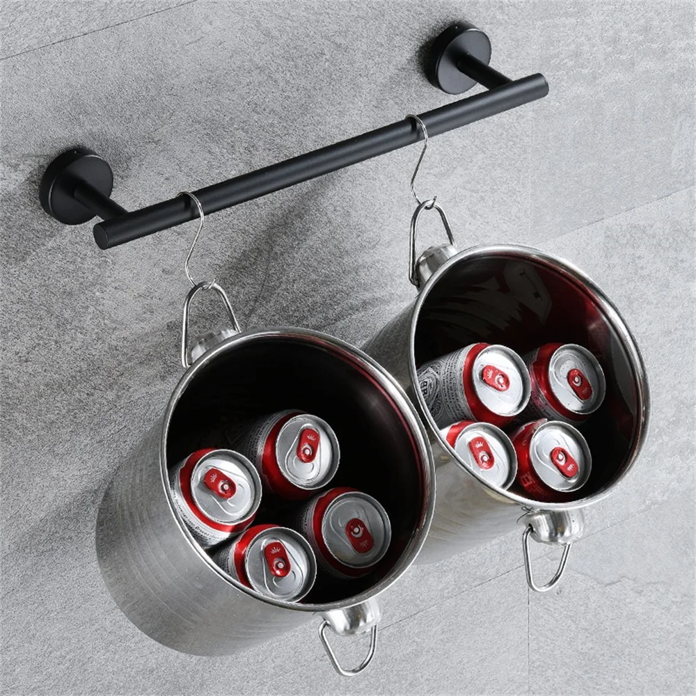No Punching Wall Mounted Toilet Paper Holder Rustproof Anticorrosion Stainless Steel Bathroom Kitchen Roll Paper Toilet Holder