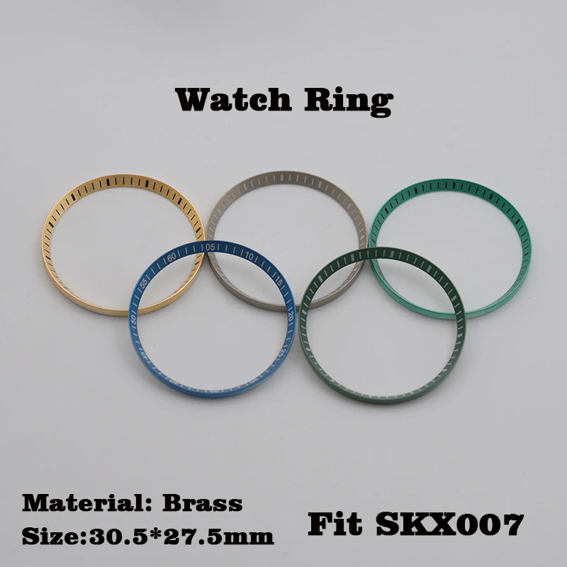 30.5mm Case Chapter Ring Plastic Suitable For SKX007 SKX009 6105 6139 SRPD Diving Case NH34 NH35 NH36 Case Inner Ring,