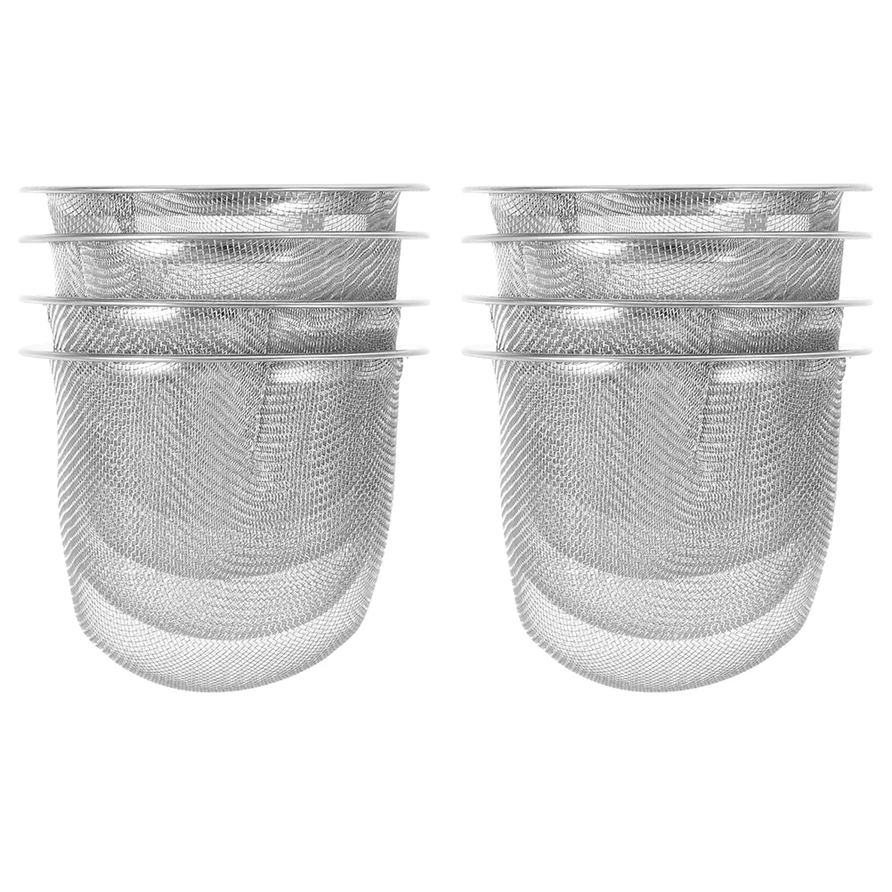 

8Pcs Tea Leaf Filter Stainless Steel Mesh Infuser Basket Replacement Insert for Teapot Loose Leaf Tea Strainer