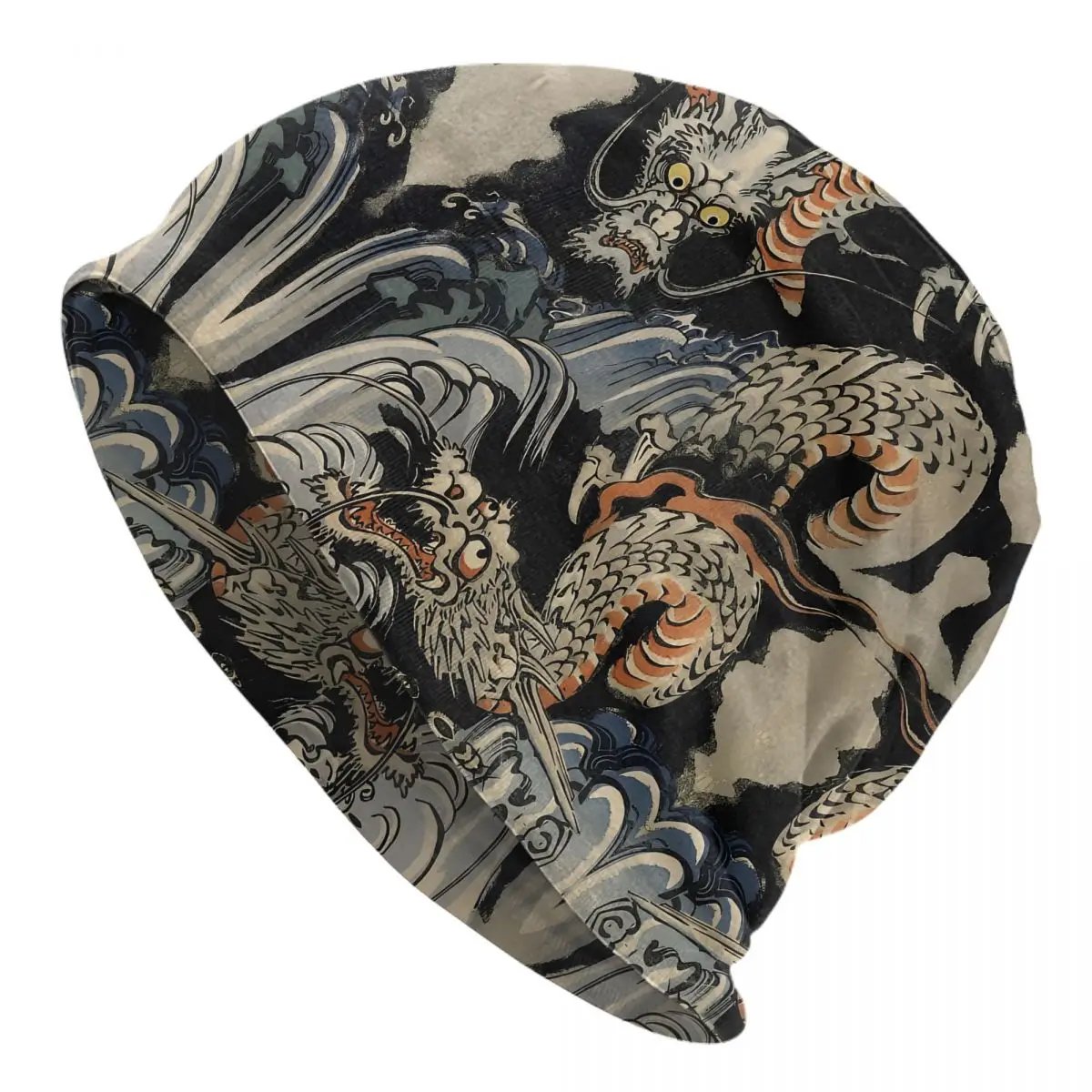 Utagawa Kuniyoshi - Dragons Pillow Aesthetic Warm Hip-hop Street Punk Gothic Hats Streetwear