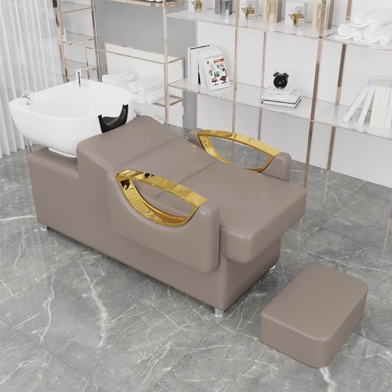 

Minimalist Luxury Premium Shampoo Chair Space Saving Simple Shampoo Chairs Style Salón De Belleza Mobiliario Salon Furniture
