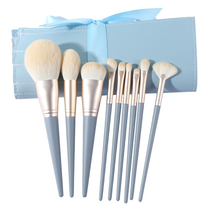 10 Blue Bridge Pattern Foundation Brush Eyeshadow Brush Makeup Brush Set Net Red the Same Loose Brush Set