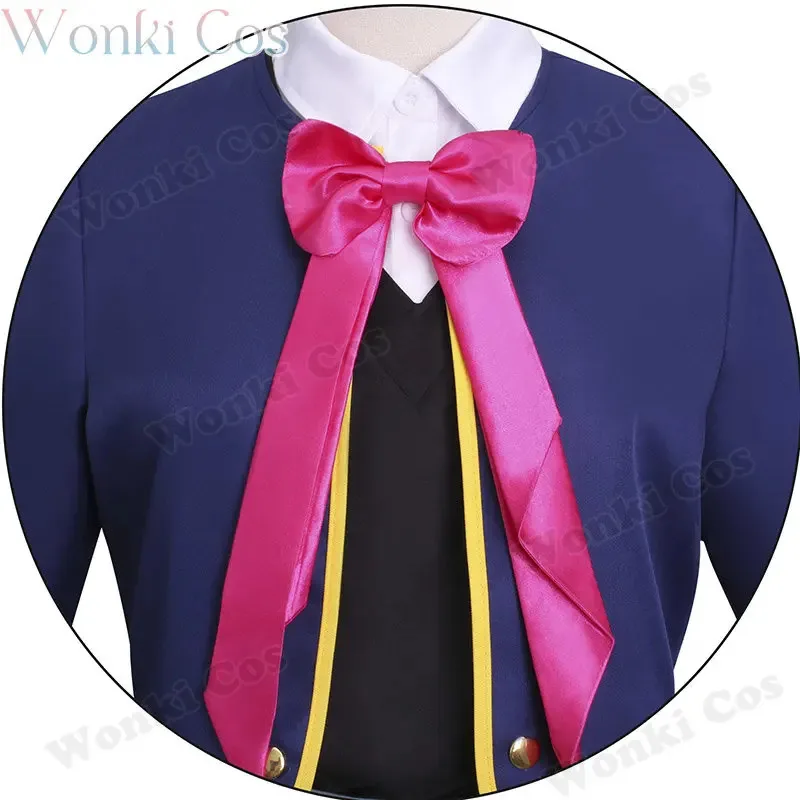 Oshi No Ko Hoshino Ruby Aqua Arima Kana Costume Cosplay Parrucca Hoshino Akuamarin Scuola JK Uniforme Abiti Costumi Set Completo