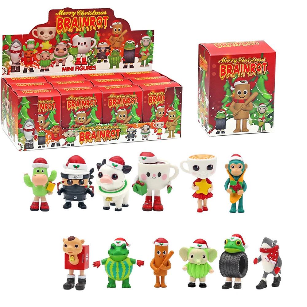 

Новое рождественское издание, фигурка Tungtungsahur, забавная кукла, украшение для рабочего стола, фигурка Tralalero Tralala, модель, детские рождественские подарки