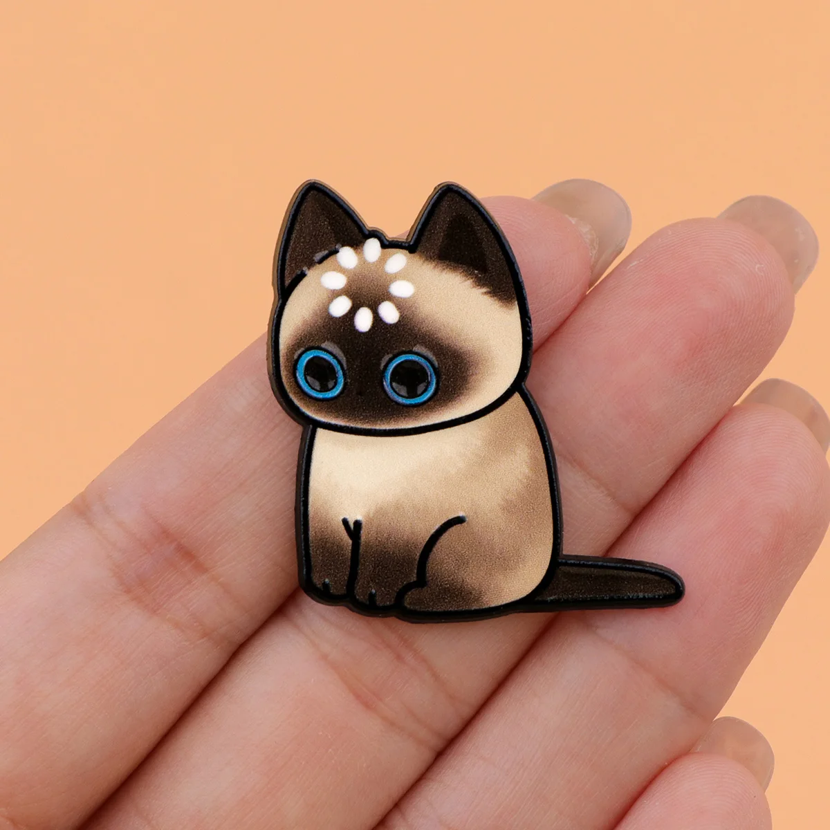 Niedlicher Cartoon-Tier-Kühlschrankmagnet, lustiger Katzen-Kühlschrankmagnet, Heimdekorationsaufkleber – Detail 3