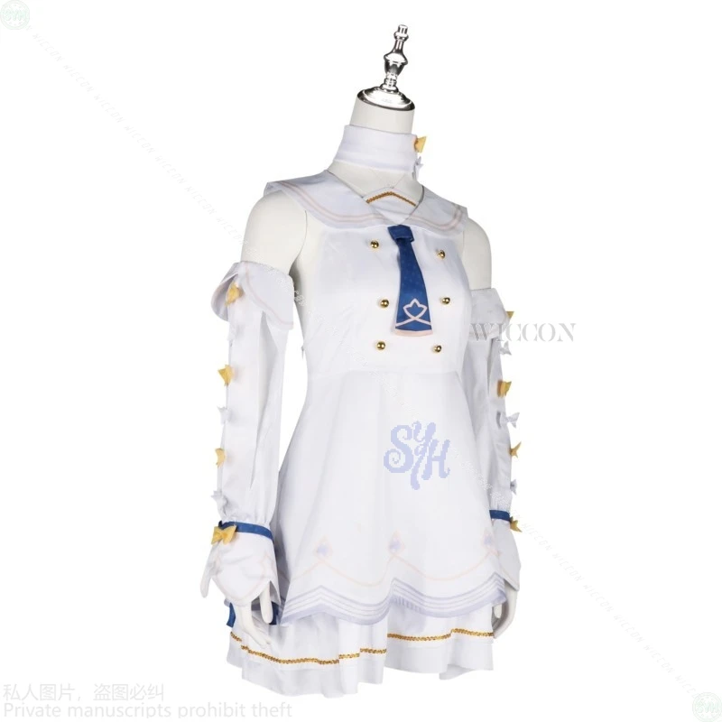 Аниме игра синий архив 코스프레 Yurizono Seia костюм белое сексуальное мини-платье костюм моряка JK Jirai Kei для девочек косплей Хэллоуин вечерние