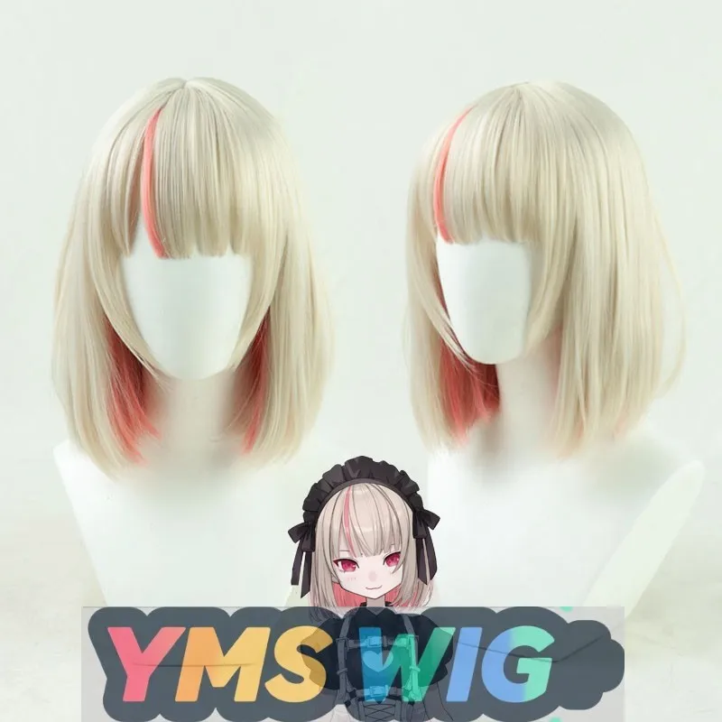 [YMS WIG] Vtuber Virtual Broadcaster Hololive Good Woman Demon World Lilyme Cos Perruque