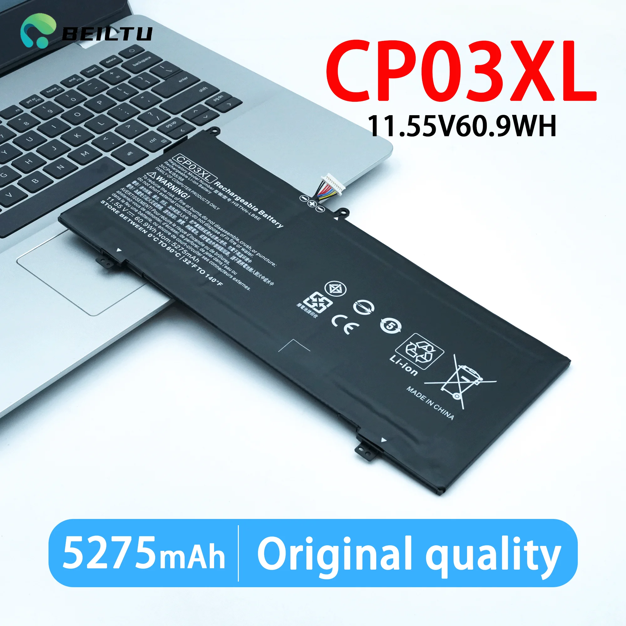 CP03XL 60.9WH 929066-421 Battery for HP Spectre X360 13-ae040ng 13-ae052nr13-ae049ng  929072-855 HSTNN-LB8E