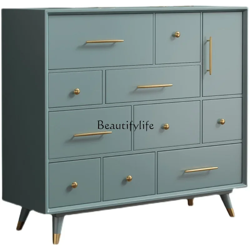 

FG40Light luxury living room chest modern simple entrance cabinet bedroom storage drawer cabinet