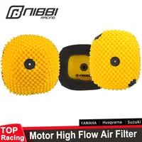 NIBBI-filtro de aire de alto flujo para motocicleta, esponja de espuma, limpiador de filtros de aire, Motor Husqvarna, accesorios de carreras para Pit Bike
