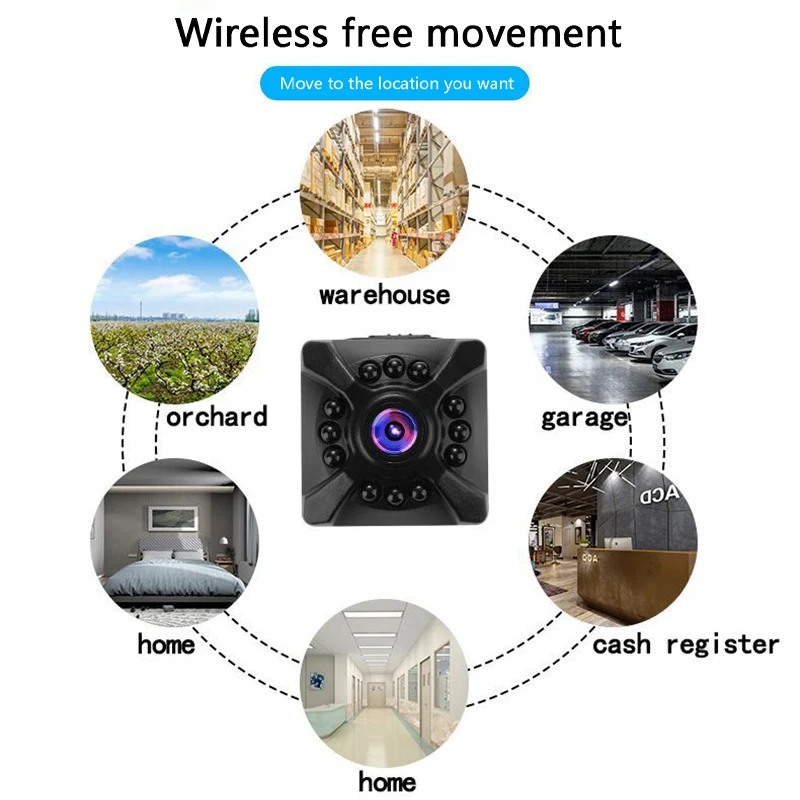 Xiaomi Mini WiFi Camera 1080p Mobile Monitoring With Light Infrared Night Vision Remote Security Surveillance Camcorder Home - Image 6