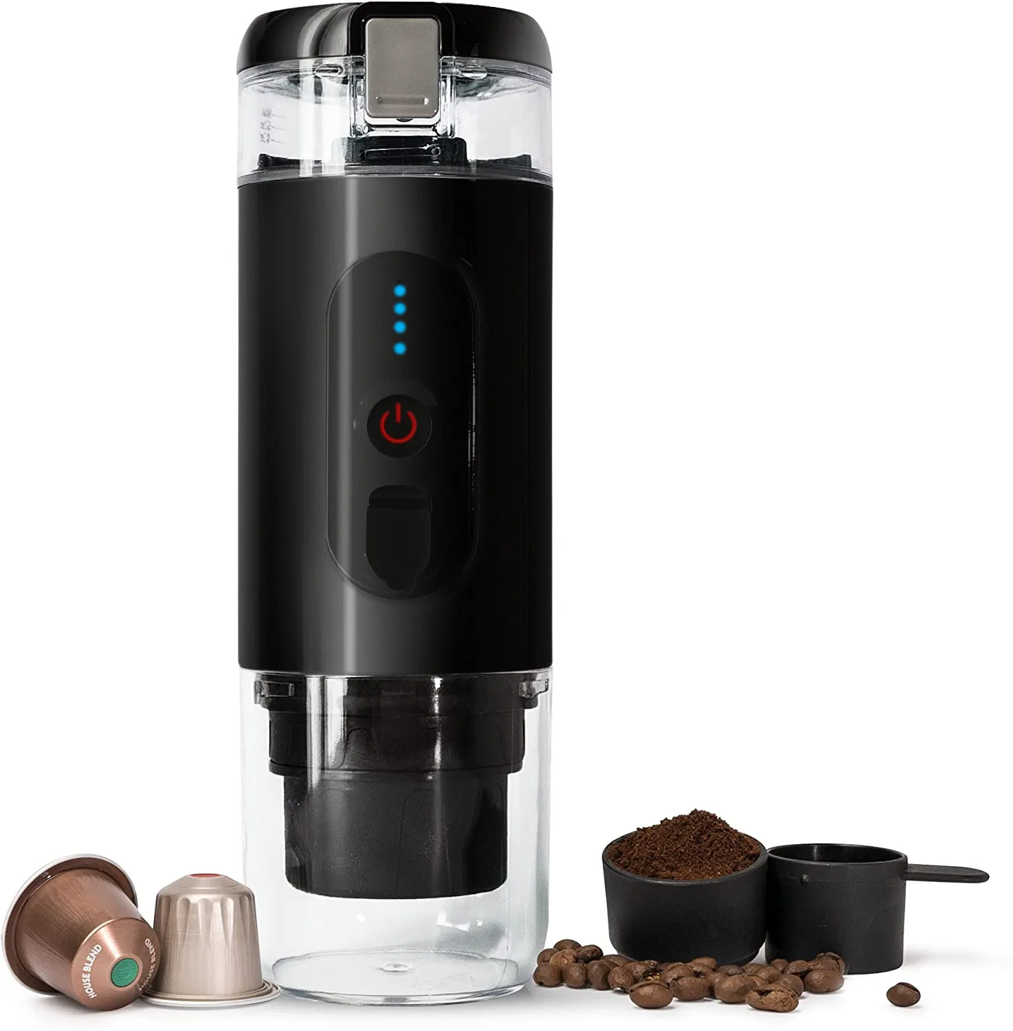 

2023 New Portable Electric Coffee Machine Capsule Espresso Outdoor Coffee Maker for Car