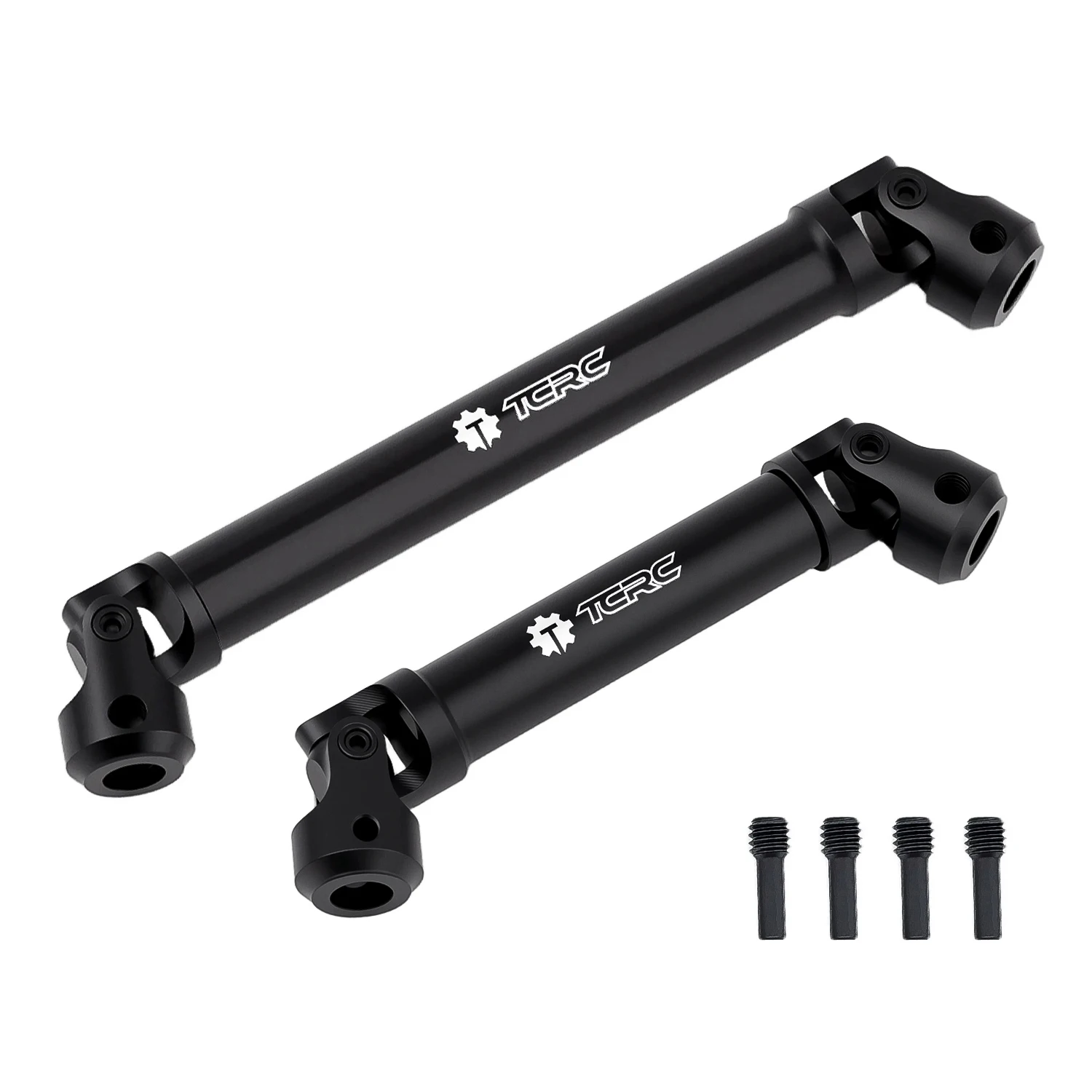 TCRC 2PCS Hard Alloy Steel 4140 Chromoly Drive Shafts for Axial 1/8 AXP8 Gilamon Trail Buggy Upgrade
