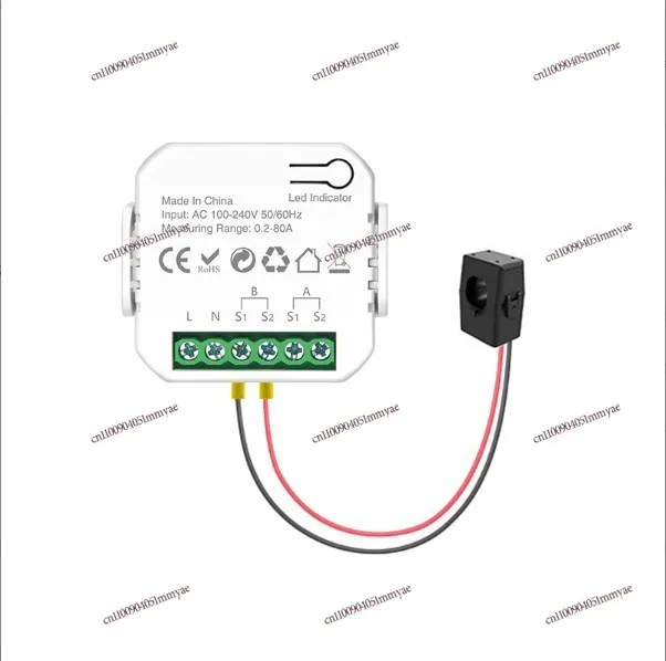 

Doodle Smart Meter Bidirectional 1/2 Channel Electric Meter Strap CT Transformer AC110/240
