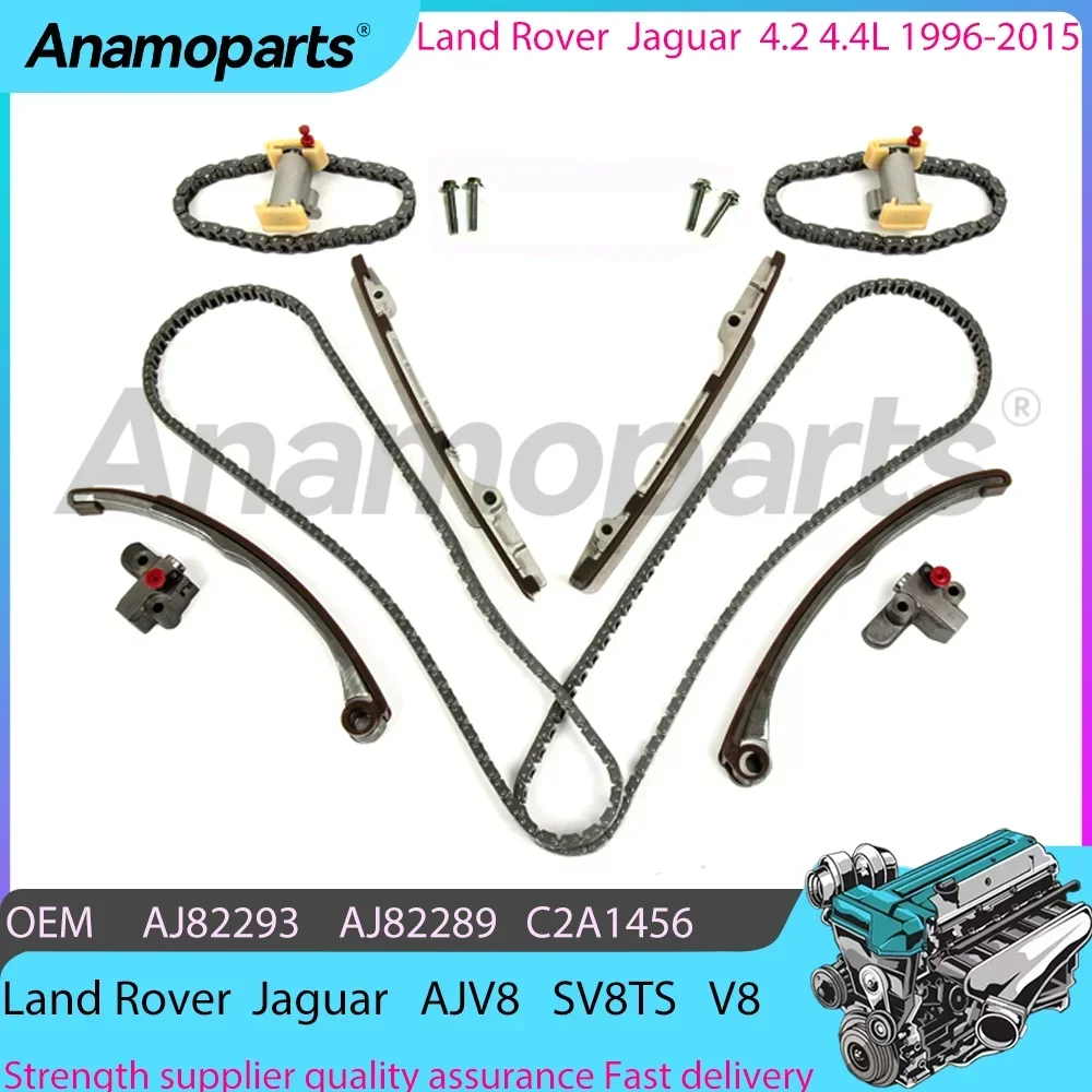 Engine Parts Timing chain kit for 1996-2015 DAIMLER SUPER EIGHT Jaguar XK 8 Land Rover RANGE ROVER AJV8 SV8TS 4.0 4.2 L AJ82289