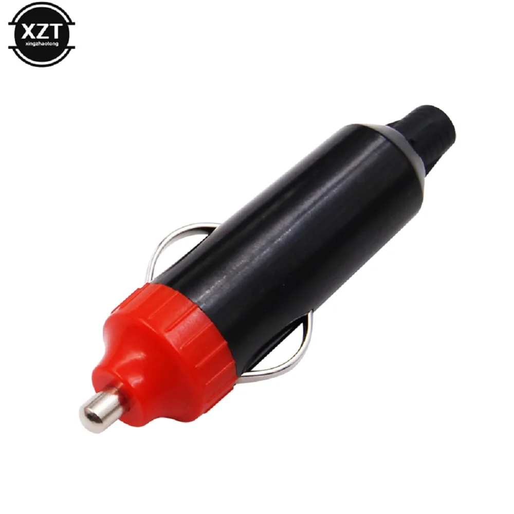 Hot Sell Car 12V/24V ABS Cigarette Lighter Plug Red Head Power Supply DC Line Car Plug Connector Adapter Car Accessories