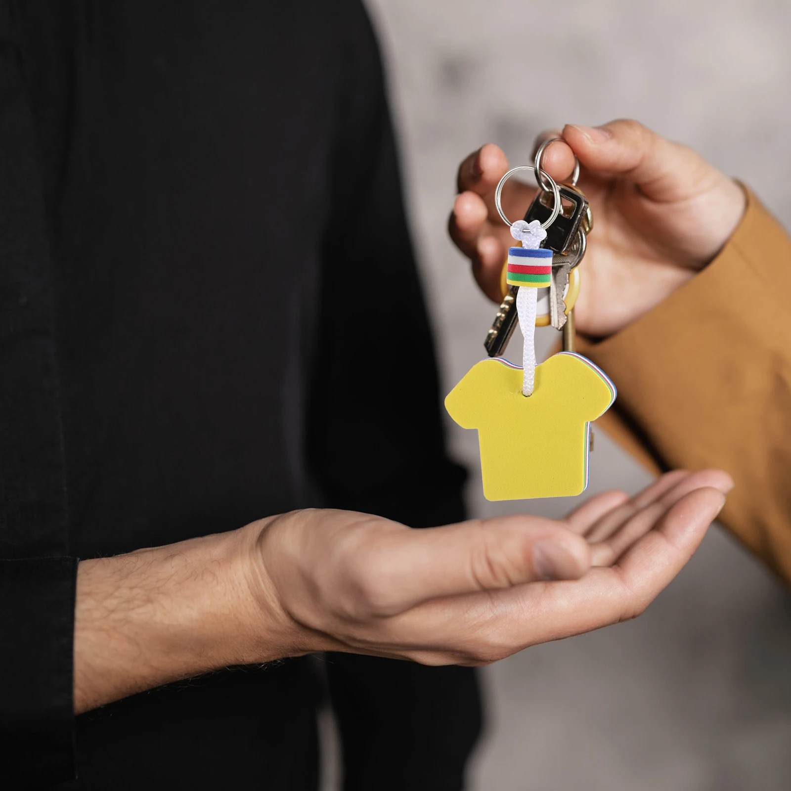 3 قطع المفاتيح العائمة العوامة قارب حلقة الشاطئ تعويم المراكب الشراعية المزدهرة Keyrings