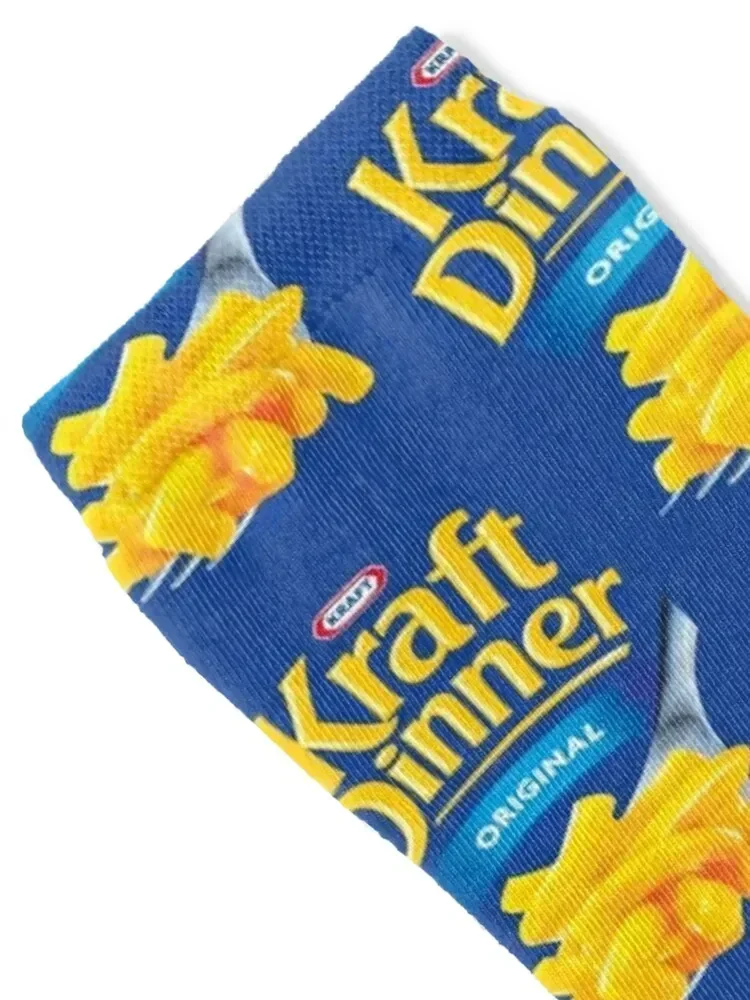 Kraft Dinner Mac N Cheese Scollo a V Grafica novità di base Cotone femminile stampato Idea calda, Calzini di tendenza ora