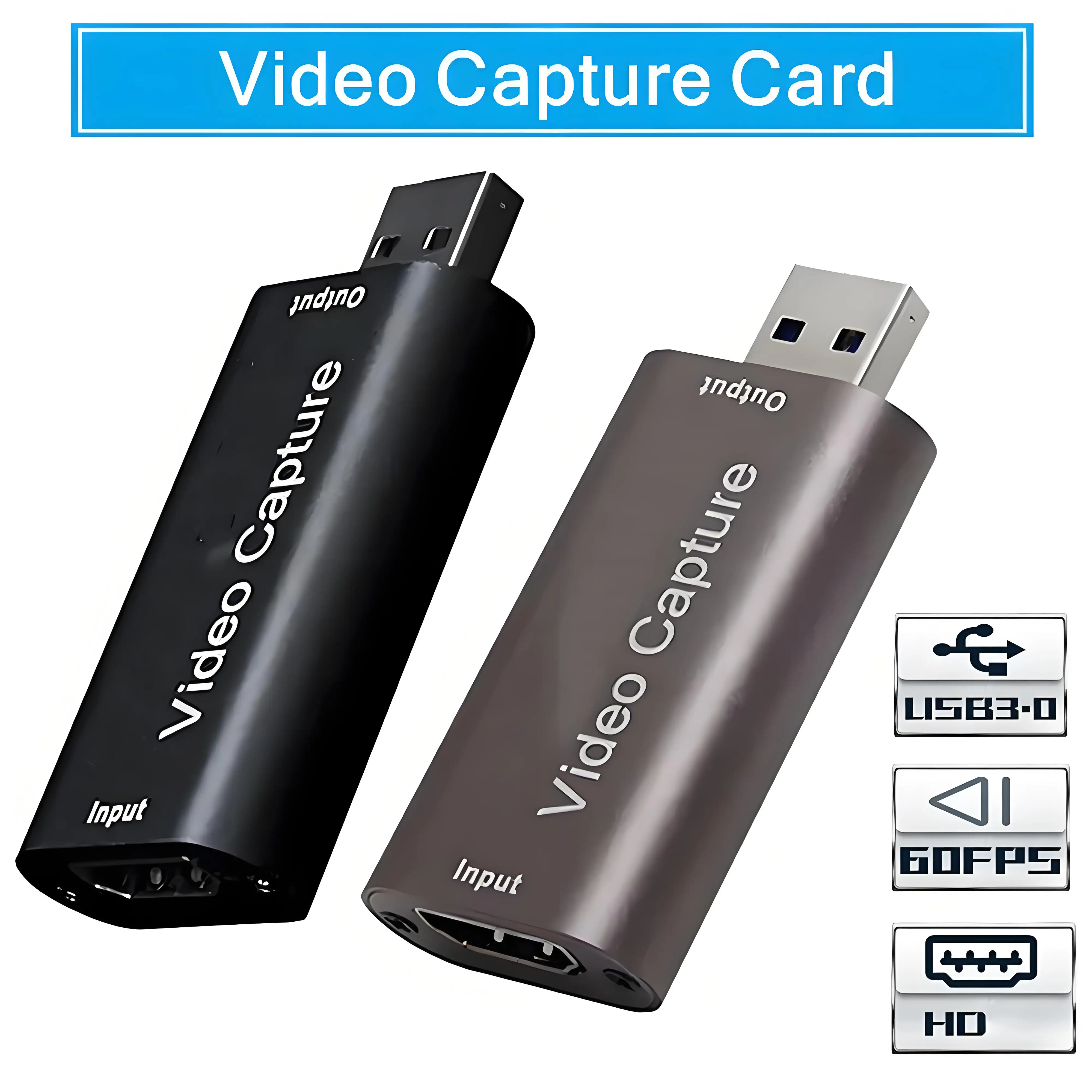 

Карта видеозахвата HD 4K USB HDTV Video Grabber Record Box для PS4, игровая DVD-видеокамера, запись камеры, прямая трансляция