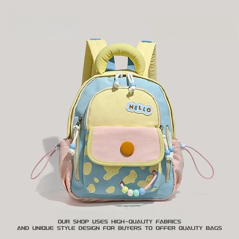 2026 New Cute Nursery School Backpack for Boys And Girls Lightweight Double Shoulder Bag for Children's Outdoor Activities