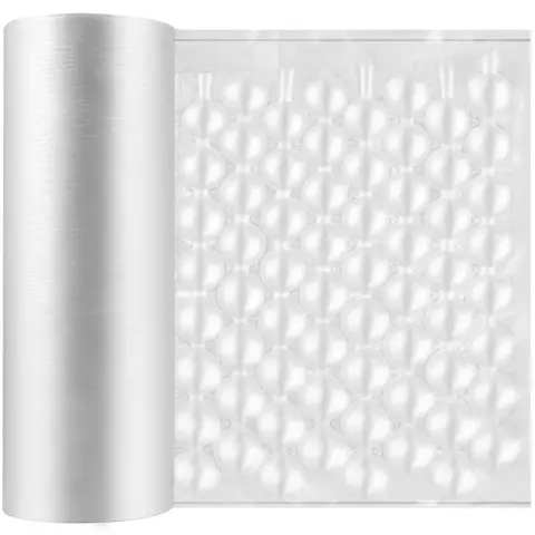 SucceBuy 984Ft Air Cushion Film Bubble Bags PE Air Cushion Wrap Film Packaging Shockproof Cushioning Rolls for Wrap Machine