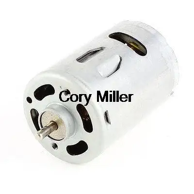 

DC 6-12V 200-400mA 6000-12000RPM Micro Motor Replacement Silver Tone RS-540SH