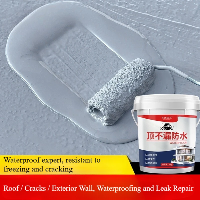 

Roof waterproof coating quick drying anti-high temperature sun exposure water seepage roof exterior wall polyurethane waterproof
