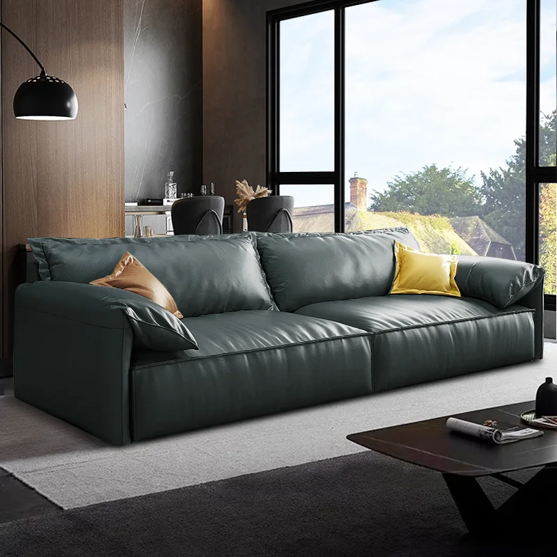 Modern simple leave-in cream style sofa