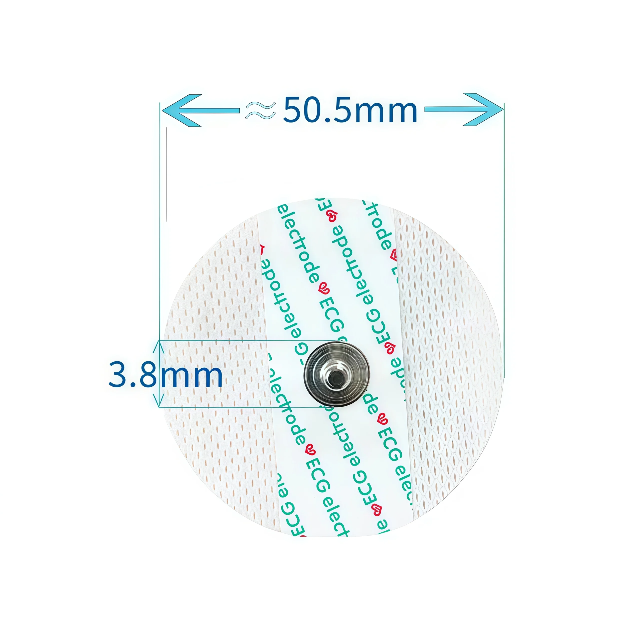 ECG EKG Electrode Patch Medical Disposable ECG Accessories Non-Woven ECG Electrode Pads Electrocardiogram Accessories