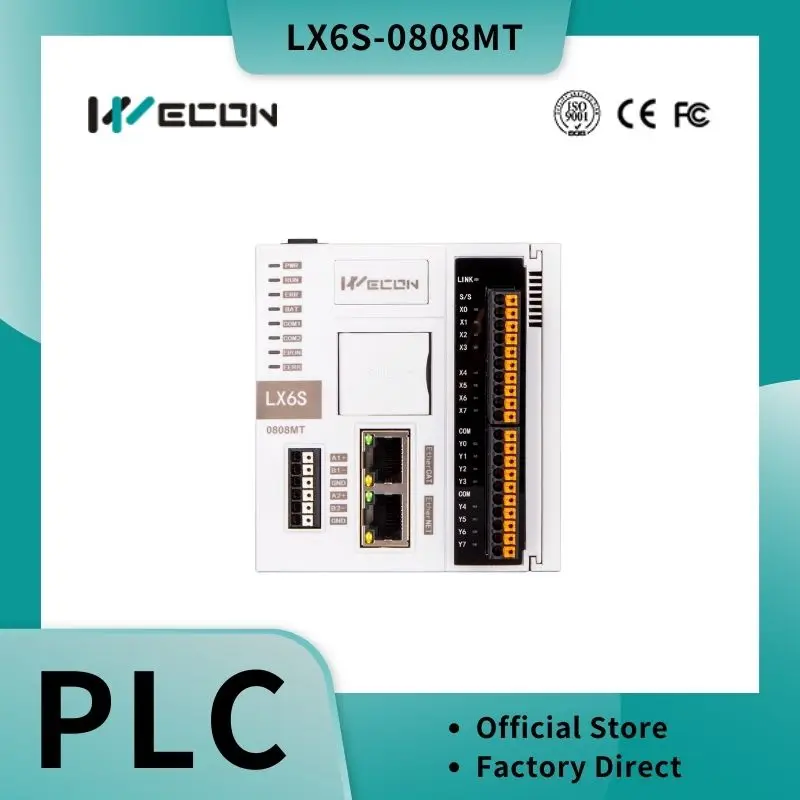 

Wecon EtherCAT economic PLC LX6S-0808MT-DA