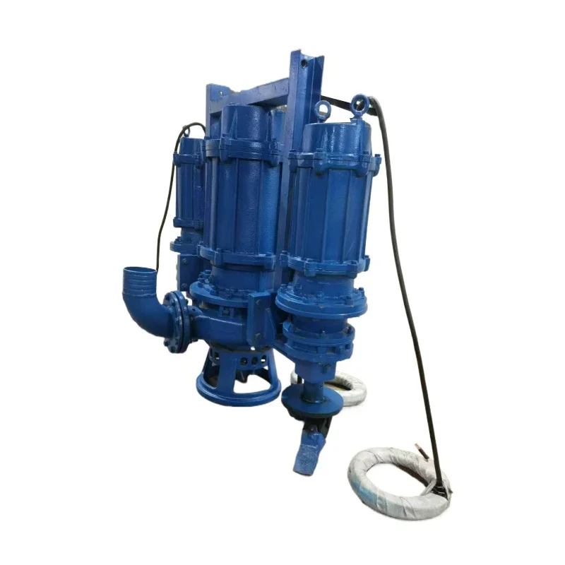 

Hot Sale Submersible Sand Suction Pump Electric Centrifugal River Sand Slurry Pump With Knives