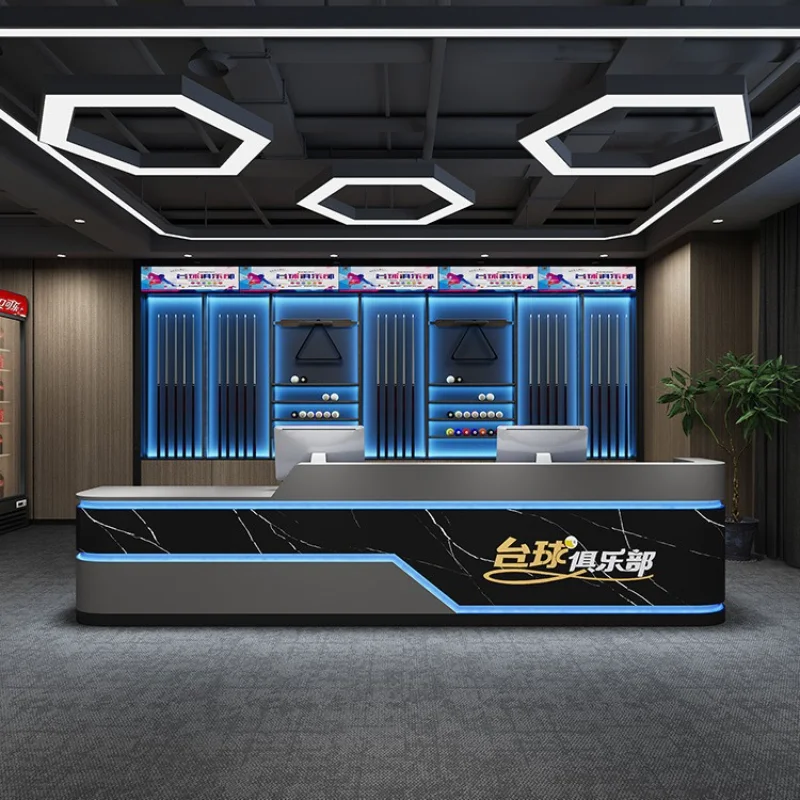 

Стойки регистрации в индустриальном стиле Бильярдные стойки регистрации Модная элегантная офисная мебель Sportello Di Ricevimento YSJDT