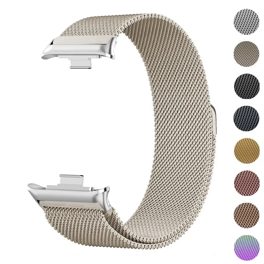 Milanese Loop Band For Redmi watch 5/4 Smartwatch Bracelet For Mi band 8pro/9 pro Wristband Replacement Metal Strap Accessories