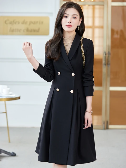 Womens black formal coat shops