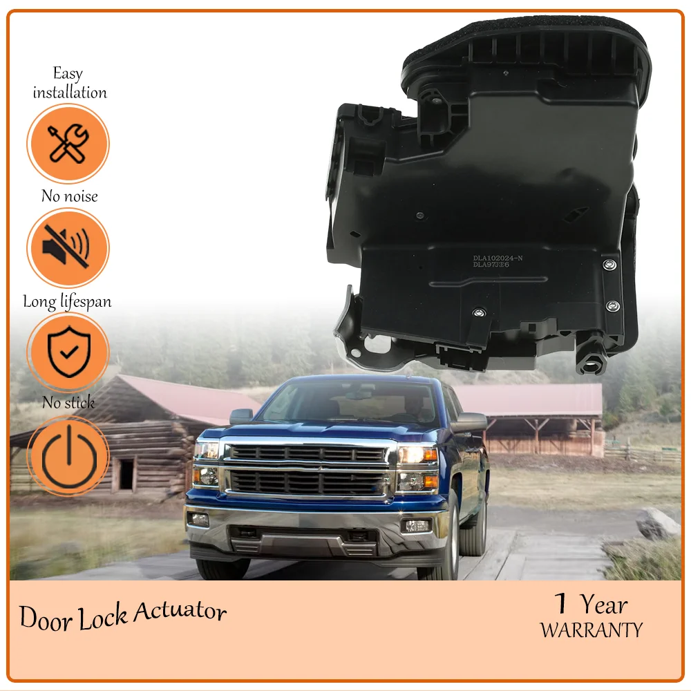 

5-Pin Single Switch Front Left Door Latch Actuator Fit Chevy 2014 Direct Fit oem 13587914 937-981 Silverado Sierra Tahoe Yukon