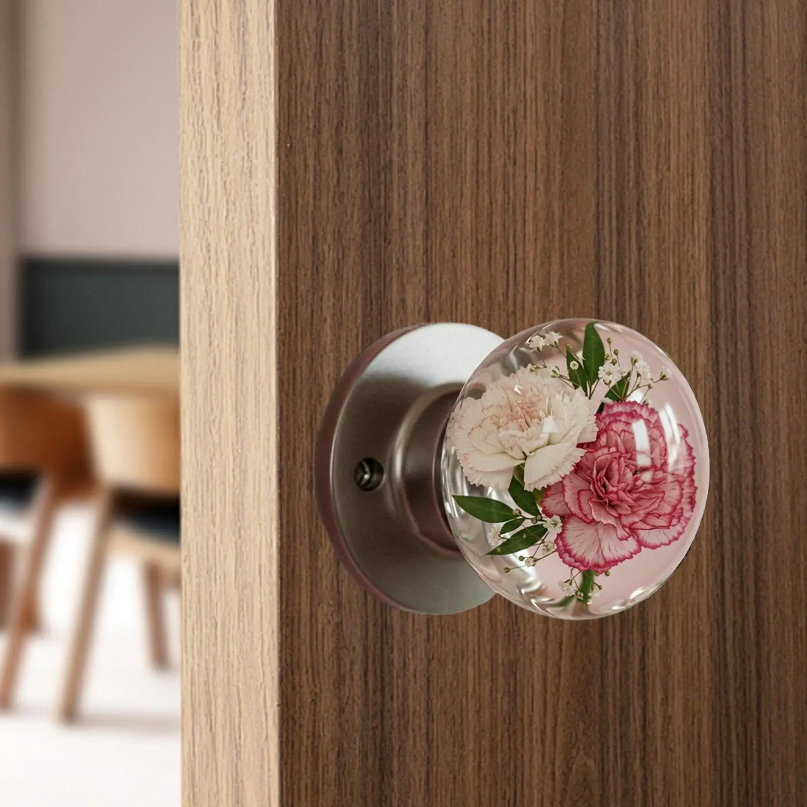 New Durable High Quality Scratch-Resistant Decorative Door Handle Retro Pattern Artistic Knob Round Cabinet Handle