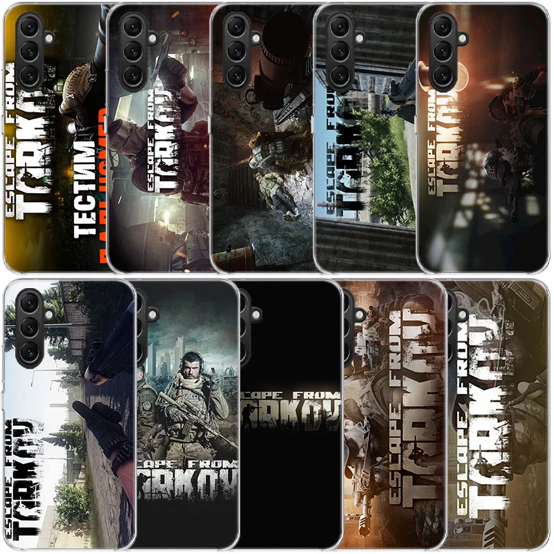 Escape From Tarkov Clear Phone For Samsung Galaxy A55 A35 A25 A15 A05S A04S A14 A24 A34 A54 A03S A13 A23 A33 A53 A73 A9 A8 A7 A6