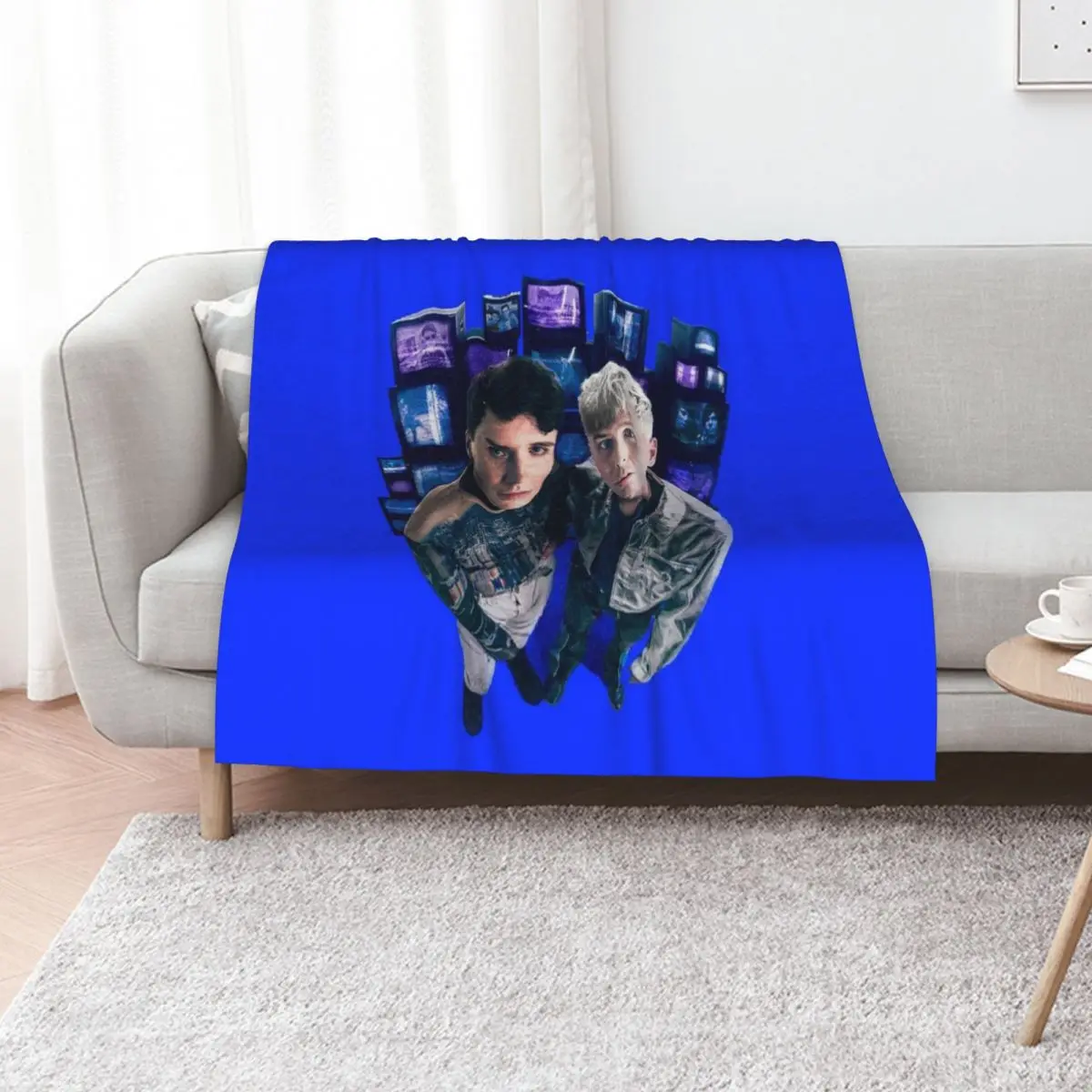 

Dan and Phil Terrible Influence Tour Throw Blanket funny gift Decorative Sofa Thin Giant Sofa Blankets