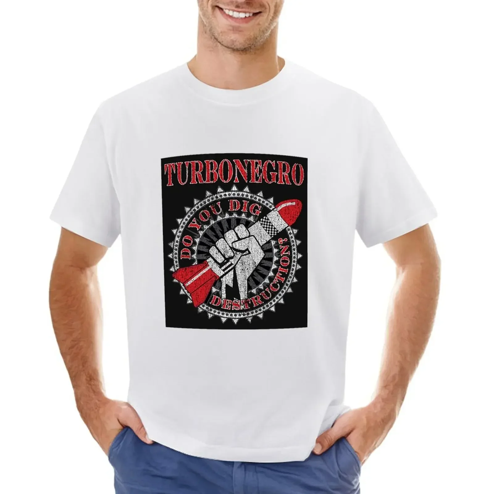 turbonegro trending T-shirt Aesthetic clothing sports fans korean fashion mens vintage t shirts