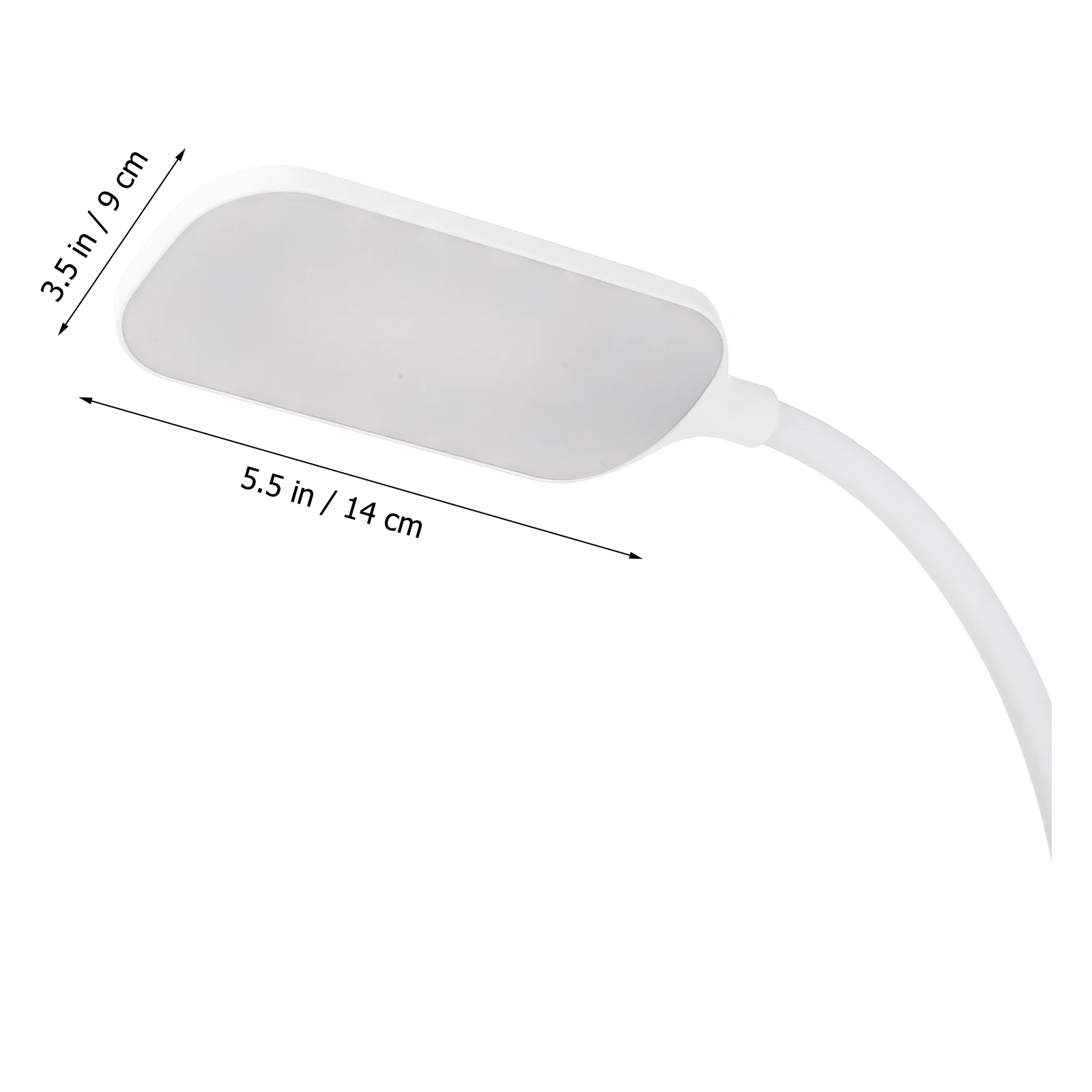 

Small Desk Lamp ABS Silicone Material Multifunctional Study Light with Phone Holder Desk Light Desktop Lamp Home Decoration