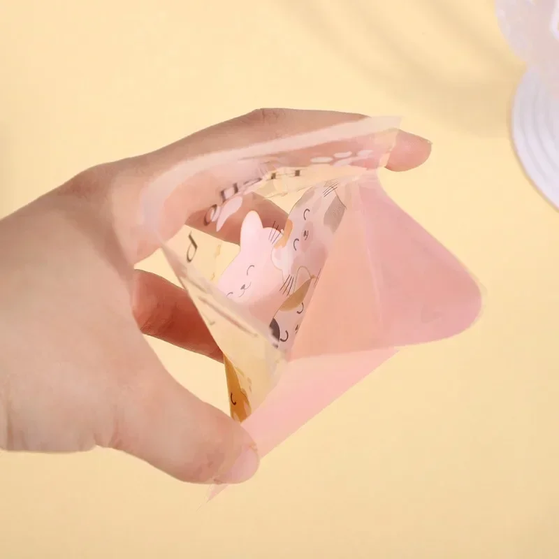 100pcs 7-14cm Optional Cute Foodie Little Monster Self-adhesive Bags Gift Packaging Bag Biscuit Packaging Bag Wedding Candy Bag