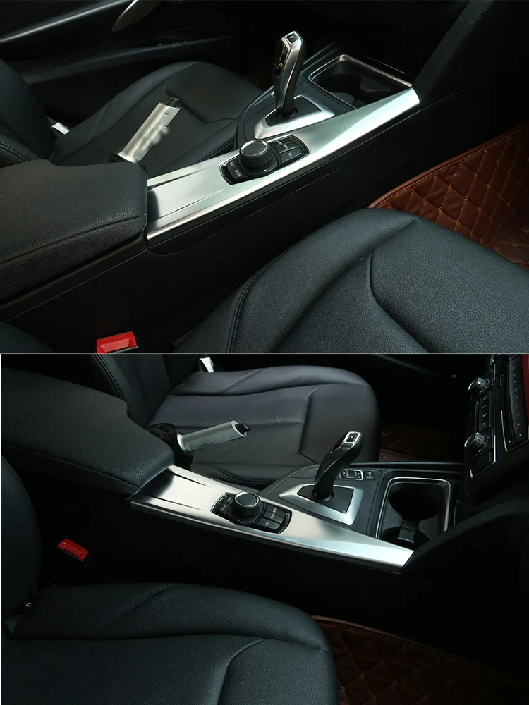 LHD & RHD ABS Matt Schwarz Auto-Multimedia-Panel-Abdeckung Zierleisten-Aufkleber für BMW 3er GT F30 F33 F34 F36 2013-2019 Auto-Zubehör – Detail 5