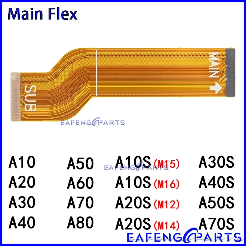 

Motherboard Connector Cable for Samsung Galaxy A10S A20S A30S A40S A50S A70S A10 A20 A30 A40 A50 A60 A70 Main Board Flex