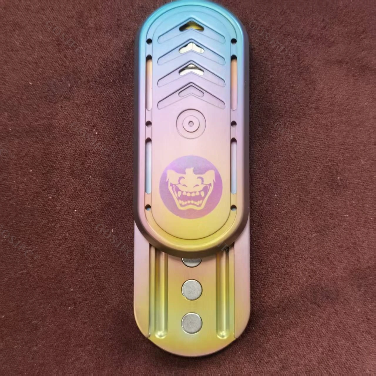 ZD EDC Mechanical segment Tuning Fork Antistress Push Slider Mechanical Metal Stress Relief Toys - Image 2