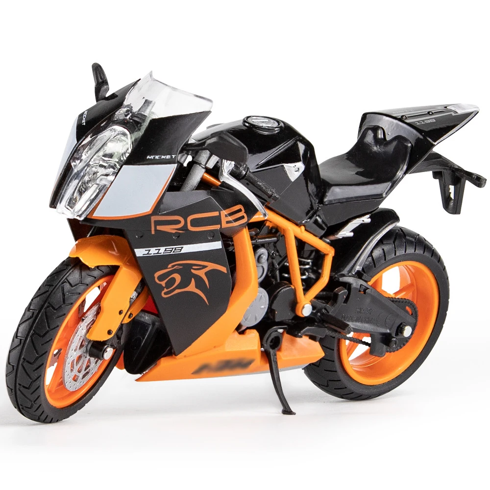 1:12 KTM RC8 Alloy Motorcycle Model Diecasts Sport Racing Moto Vehicles Decoration Ornaments Toys For Children Boys Gifts