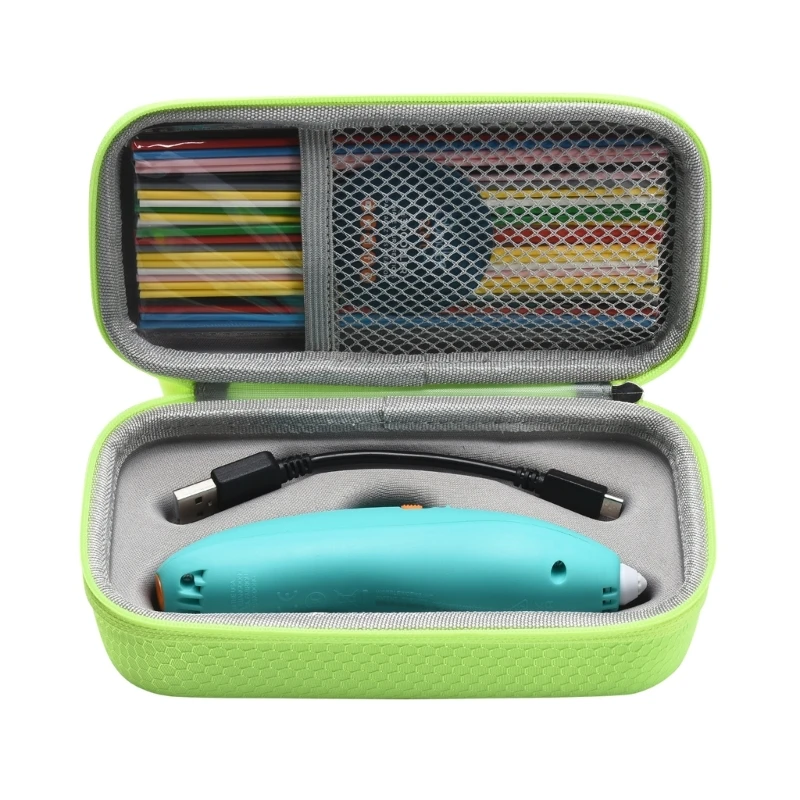 Boîte de rangement rigide, porte-outil anti-rayures vert/bleu/orange-Kverrerie F